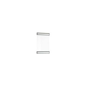 Suport metalic pentru nume, pentru semnalizare usa, 24 x 15 cm, ALCO