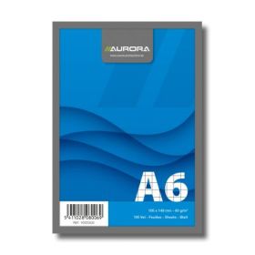 Blocnotes capsat, A6, 100 file - 60gsm, microperforatii, AURORA Office - matematica