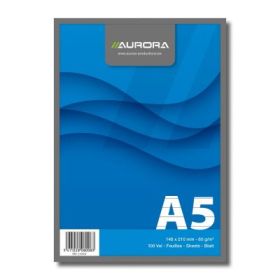 Blocnotes capsat, A5, 100 file - 60gsm, microperforatii, AURORA Office - dictando
