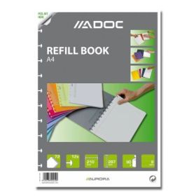 Rezerva caiet A4, 72 file - 90gsm, AURORA Adoc - dictando