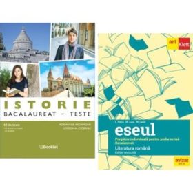 Pachet Bacalaureat Limba si literatura romana Eseul si Istorie 65 teste - Liliana Paicu, Adrian Ilie Aichimoaie