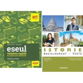 Pachet Bacalaureat Limba si literatura romana Eseul si Istorie 65 teste - Liliana Paicu, Adrian Ilie Aichimoaie