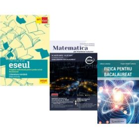 Pachet Bacalaureat 2026. Eseul. Literatura Romana. Pregatire individuala pentru proba scrisa, Matematica pe intelesul tuturor M-mate-info, M-stiintele naturii si Fizica - Liliana Paicu, Teohar Mihadas, Eugen Stefan Lakatos