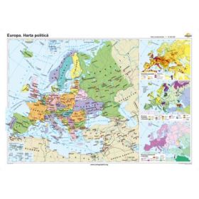 Europa. Harta politica 160x120 cm CR-3107A