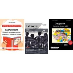 Pachet Bacalaureat Limba si literatura romana Subiectul 1 si 2, Geografie si Istoria pe intelesul tuturor - Oana Valeria Chelaru, Lucia Copoeru, Albinita Costescu