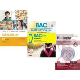 Pachet Bacalaureat 2026. Limba si literatura romana 72 teste complete, Matematica si Biologie pe intelesul tuturor clasele 11-12 - Mimi Gramnea, Radu Gologan, Maria Ioana Cazan