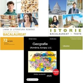 Pachet Bacalaureat 2026 Limba si literatura romana, Geografie si Istorie - Mimi Gramnea, Adrian Ilie Aichimoaie, Albinita Costescu