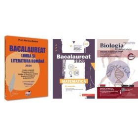 Pachet Bacalaureat 2026. Limba si literatura romana, Matematica M_Mate-Info si Biologia pe intelesul tuturor clasele 11-12 - Mariana Badea, Gheorghe Iurea, Maria Ioana Cazan