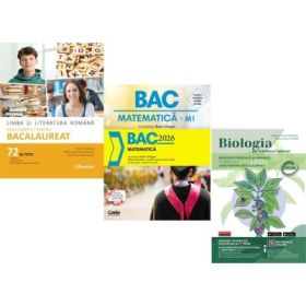 Pachet Bacalaureat 2026. Limba si literatura romana 72 teste complete, Matematica si Biologie pe intelesul tuturor clasele 9-10 - Mimi Gramnea, Radu Gologan, Maria Ioana Cazan