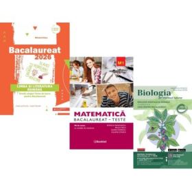 Pachet Bacalaureat 2026. Limba si literatura romana, Matematica M1. Teste si Biologie pe intelesul tuturor clasele 9-10 - Mihaela Dobos, Rodica Manolescu, Maria Ioana Cazan