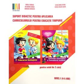 Suport didactic pentru aplicarea curriculumului pentru educatia timpurie. pentru set 2 carti Nivel 1, 4-5 ani - Alexandra Manea