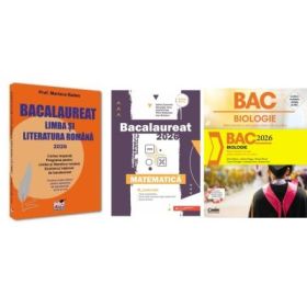 Pachet Bacalaureat 2026. Limba si literatura romana, Matematica M_Mate-Info si Biologie. Notiuni teoretice si teste pentru clasele 11-12 - Mariana Badea, Gheorghe Iurea, Silvia Olteanu