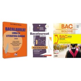 Pachet Bacalaureat 2026. Limba si literatura romana, Matematica M-stiintele-naturii si M-tehnologic si Biologie. Notiuni teoretice si teste pentru clasele 11-12 - Mariana Badea, Mihai Monea, Silvia Olteanu