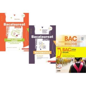 Pachet Bacalaureat 2026. Limba si literatura romana, Matematica M_Mate-Info si Biologie. Notiuni teoretice si teste pentru clasele 11-12 - Mihaela Dobos, Gheorghe Iurea, Silvia Olteanu