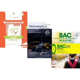Pachet Bacalaureat 2026, Limba si literatura romana, Matematica pe intelesul tuturor M-mate-info, M-stiintele naturii si Biologie. Notiuni teoretice si teste pentru clasele 9-10 - Mihaela Dobos, Teohar Mihadas, Silvia Olteanu