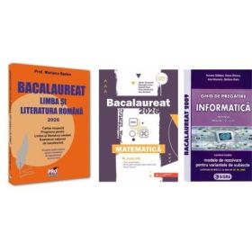Pachet Bacalaureat 2026. Limba si literatura romana, Matematica M_Mate-Info si Informatica. Ghid de pregatire clasele 11-12 intensiv Pascal C/C++ - Mariana Badea, Gheorghe Iurea, Susana Galatean