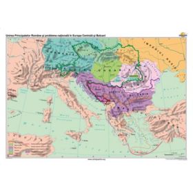 Unirea Principatelor Romane si problema nationala in Europa Centrala si Balcani 140x100 cm CR-3220B