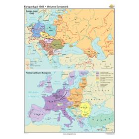 Europa dupa 1989. Uniunea Europeana 100x140 cm CR-3231B