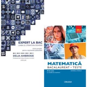 Pachet Bacalaureat 2026. Ghid complet pentru rezolvarea subiectelor Limba si literatura romana si Matematica M2 Tehnologic. Teste - Delia Ambrosie, Daniela Stoica