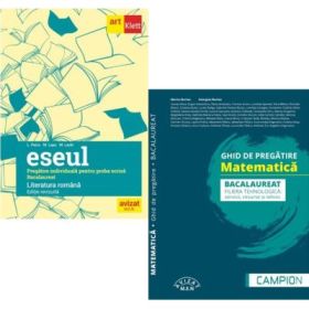 Pachet Bacalaureat 2026. Eseul. Pregatire individuala pentru proba scrisa si Matematica filiera tehnologica: servicii, resurse si tehnic - Liliana Paicu, Marius Burtea