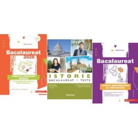 Pachet Bacalaureat Limba si literatura romana, Istorie si Logica Argumentare si comunicare - Mihaela Dobos, Adrian Ilie Aichimoaie, Cecilia Ionescu