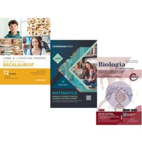 Pachet Bacalaureat 2026. Limba si literatura romana. Ghid complet cu 72 teste, Matematica. Modele de subiecte pentru Filiera tehnologica, Servicii si Biologie pe intelesul tuturor Clasele 11-12 - Mimi Gramnea, Lacramioara Pisica, Maria Ioana Cazan