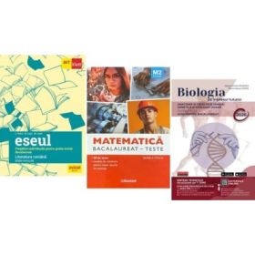 Pachet Bacalaureat 2026. Eseul. Pregatire individuala pentru proba scrisa, Matematica M2 Tehnologic. Teste si Biologie pe intelesul tuturor Clasele 11-12 - Liliana Paicu, Daniela Stoica, Maria Ioana Cazan