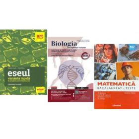 Pachet Bacalaureat 2026. Eseul. Varianta rapida de pregatire, Matematica M2 Tehnologic. Teste si Biologie pe intelesul tuturor Clasele 11-12 - Liliana Paicu, Daniela Stoica, Maria Ioana Cazan