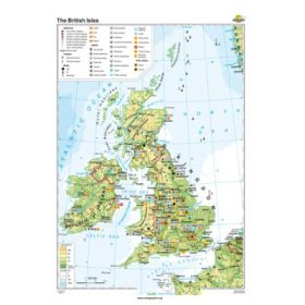 Marea Britanie si Irlanda 120x160 cm CR-3129A