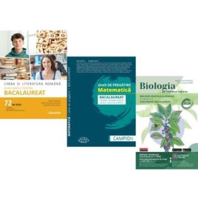 Pachet Bacalaureat 2026. Limba si literatura romana Ghid complet cu 72 teste, Matematica filiera tehnologica: servicii, resurse si tehnic si Biologie pe intelesul tuturor Clasele 9-10 - Mimi Gramnea, Marius Burtea, Maria Ioana Cazan
