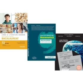 Pachet Bacalaureat 2026. Limba si literatura romana Ghid complet cu 72 teste, Matematica filiera tehnologica: servicii, resurse si tehnic si Biologie clasele 11-12 - Mimi Gramnea, Marius Burtea, Stelica Ene