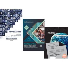 Pachet Bacalaureat 2026. Ghid complet Limba si literatura romana, Matematica. Modele de subiecte pentru Filiera tehnologica, servicii si Biologie clasele 11-12 - Delia Ambrosie, Lacramioara Pisica, Stelica Ene