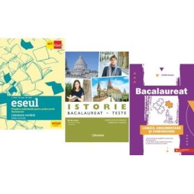Pachet Bacalaureat Limba si literatura romana, Istorie si Logica Argumentare si comunicare - Liliana Paicu, Adrian Ilie Aichimoaie, Cecilia Ionescu