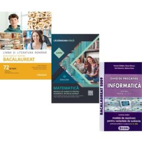 Pachet Bacalaureat 2026. Limba si literatura romana. Ghid complet cu 72 teste, Matematica Filiera tehnologica, Servicii si Informatica clasele 11-12, intensiv Pascal C/C++ - Mimi Gramnea, Lacramioara Pisica, Susana Galatean