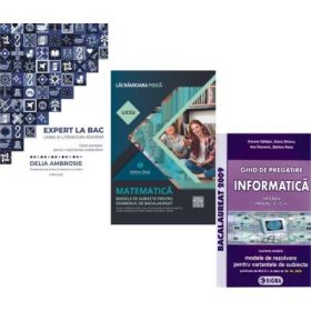 Pachet Bacalaureat 2026. Ghid complet Limba si literatura romana, Matematica Filiera tehnologica, servicii si Informatica clasele 11-12, intensiv Pascal C/C++- Delia Ambrosie, Lacramioara Pisica, Susana Galatean
