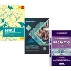Pachet Bacalaureat 2026. Eseul. Pregatire individuala pentru proba scrisa, Matematica iliera tehnologica, Servicii si Informatica clasele 11-12, intensiv Pascal C/C++ - Liliana Paicu, Lacramioara Pisica, Susana Galatean