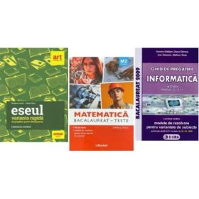 Pachet Bacalaureat 2026. Eseul. Varianta rapida de pregatire, Matematica M2 Tehnologic si Informatica clasele 11-12, intensiv Pascal C/C++ - Liliana Paicu, Daniela Stoica, Susana Galatean