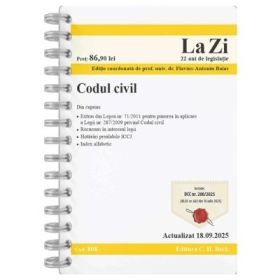 Codul civil. Actualizat la 18. 09. 2025 - Flavius-Antoniu Baias