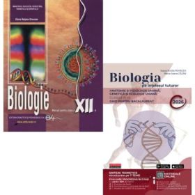 Pachet Manual de biologie pentru clasa a 12-a si Biologia pe intelesul tuturor clasele 11-12 - Elena Crocnan, Maria Ioana Cazan