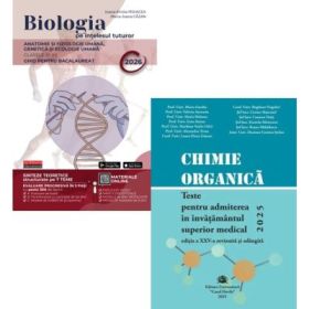 Pachet Bacalaureat Biologie pe intelesul tuturor clasele 11-12 si Chimie organica. Teste pentru admiterea in invatamantul superior medical - Maria Ioana Cazan, Maria Greabu