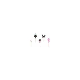 Decoratiune briosa, 14cm, mix culori, PartyTime Halloween, set 6 buc
