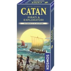CATAN - Pirați &amp; Exploratori - Extensie 5/6 jucători - EDIȚIA 2025