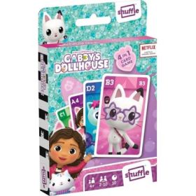Set jocuri cu carti 4 in 1, Gabby's Dollhouse