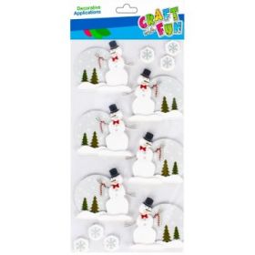 Abtibilduri, Oameni de zapada, 3D, set 6 buc, Craft with Fun, 501769