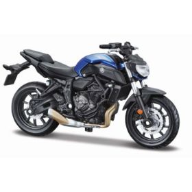 MAISTO MOTOCICLETA METALICA CU STAND EDITIE SPECIALA YAMAHA MT 07 SCARA 1 LA 18