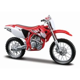 MAISTO MOTOCICLETA METALICA CU STAND EDITIE SPECIALA YAMAHA YZ 45OF SCARA 1 LA 18