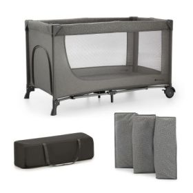 Patut travel Kinderkraft Joy2, fara accesorii, dark grey