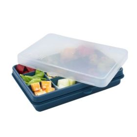 CUTIE SNACK 12 COMPARTIMENTE, MELII LUXE, BLUE