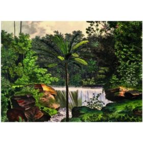 Puzzle 1000 piese + saculet, Cascada, Kiub