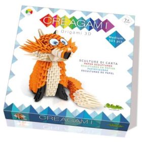 Kit origami cu 501 piese, Creagami, Vulpe